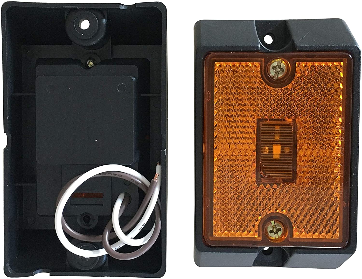Fender Strut LED Marcador Amber Luz para reboques
