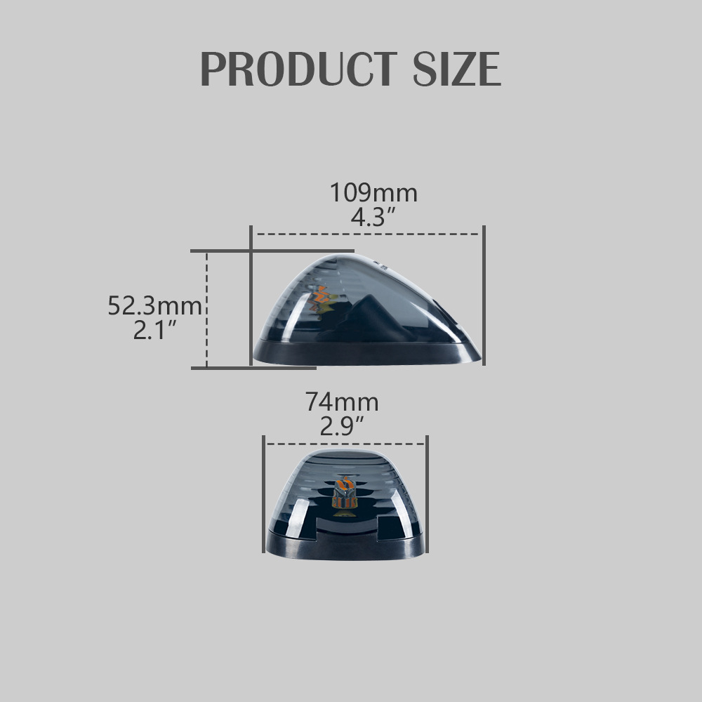 Amber Led Cab Roof Lights Marker Lights para Ford Super Duty Caminhões SUV
