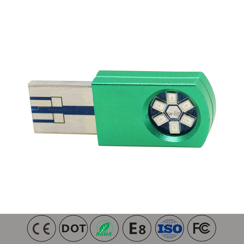 Green 12V 194 LED BULBE INTERIOR  