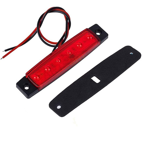 luz indicadora lateral led vermelha automotiva para carros