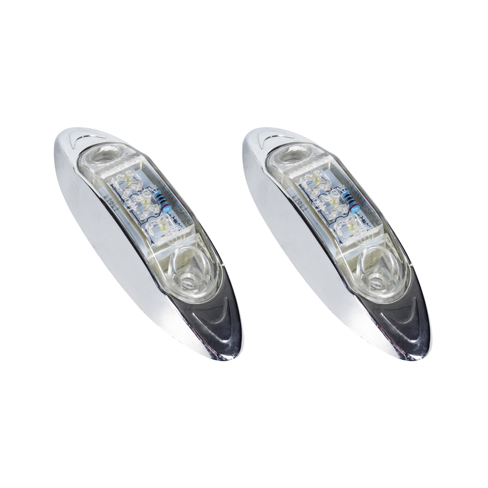 Marcador de caminh&atilde;o Luz, luz de folga do caminh&atilde;o Luz, luz do marcador com cromo, LED de luz do marcador cromo, LED LED LUZ COM CROMO