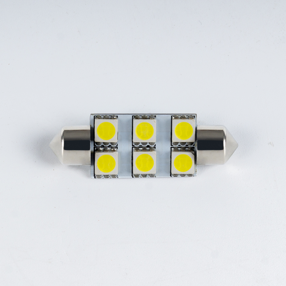 T10 36 ~ 41mm Festoon Lights LED Bulbo interior