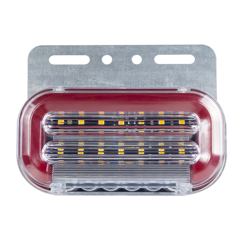 24V Red Multi Function LED Brake Marker Lights