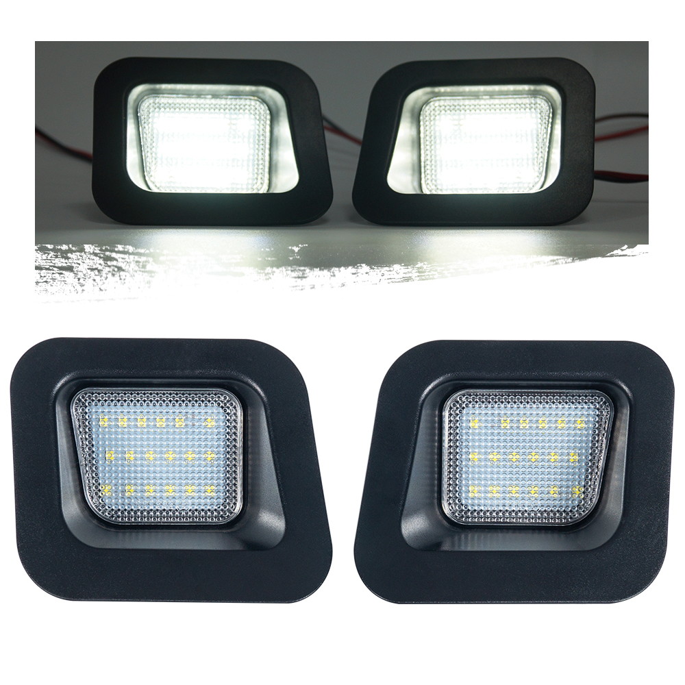 Luz de placa de licença de conjunto de lâmpada LED completa para Dodge 2003-2018 Ram 1500 2500 3500