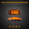 Luz do marcador lateral do Amber Automotive para caminhões