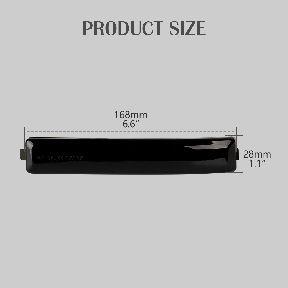 FORD LENS LENTED LED Turn Signal Rearvie Mirror Light With Flash Model