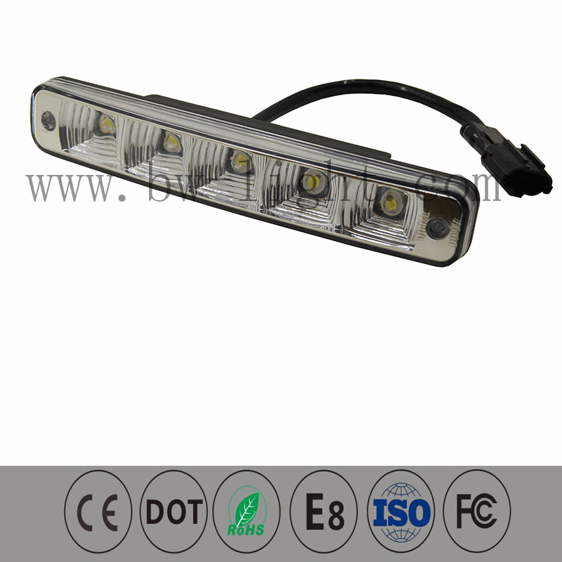 DRL 6W DC12V LED lâmpada de luz de circulação diurna