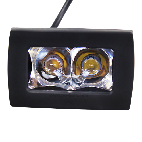 Luz de trabalho led quadrado jipe ​​10 w