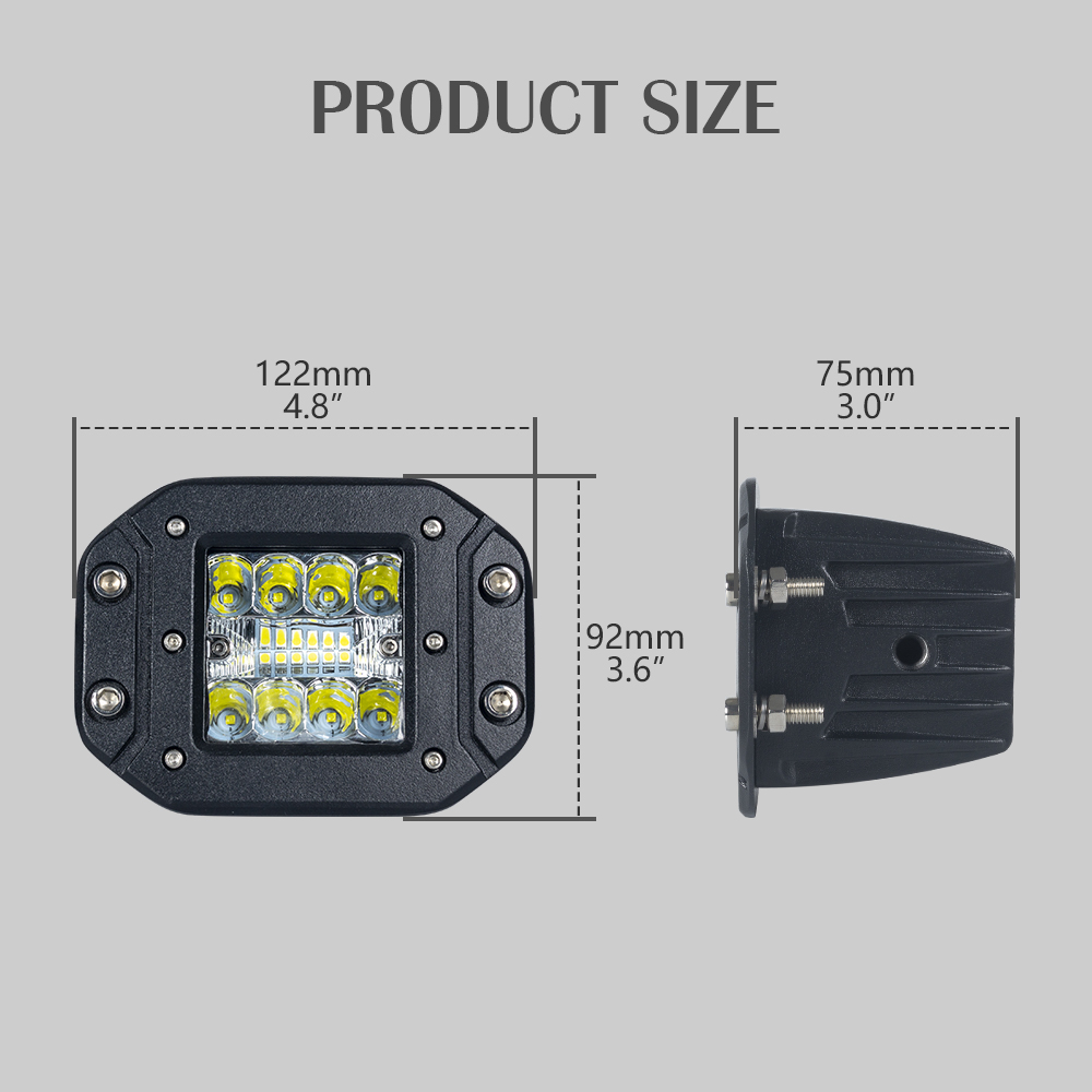 60W 4 polegadas LED Light Light Bar para caminhões