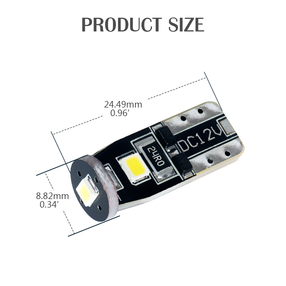 T10 CANBUS ERRO LUZ DOMO LIVRE PARA LUZ