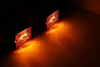 Fender Strut LED Marcador Amber Luz para reboques