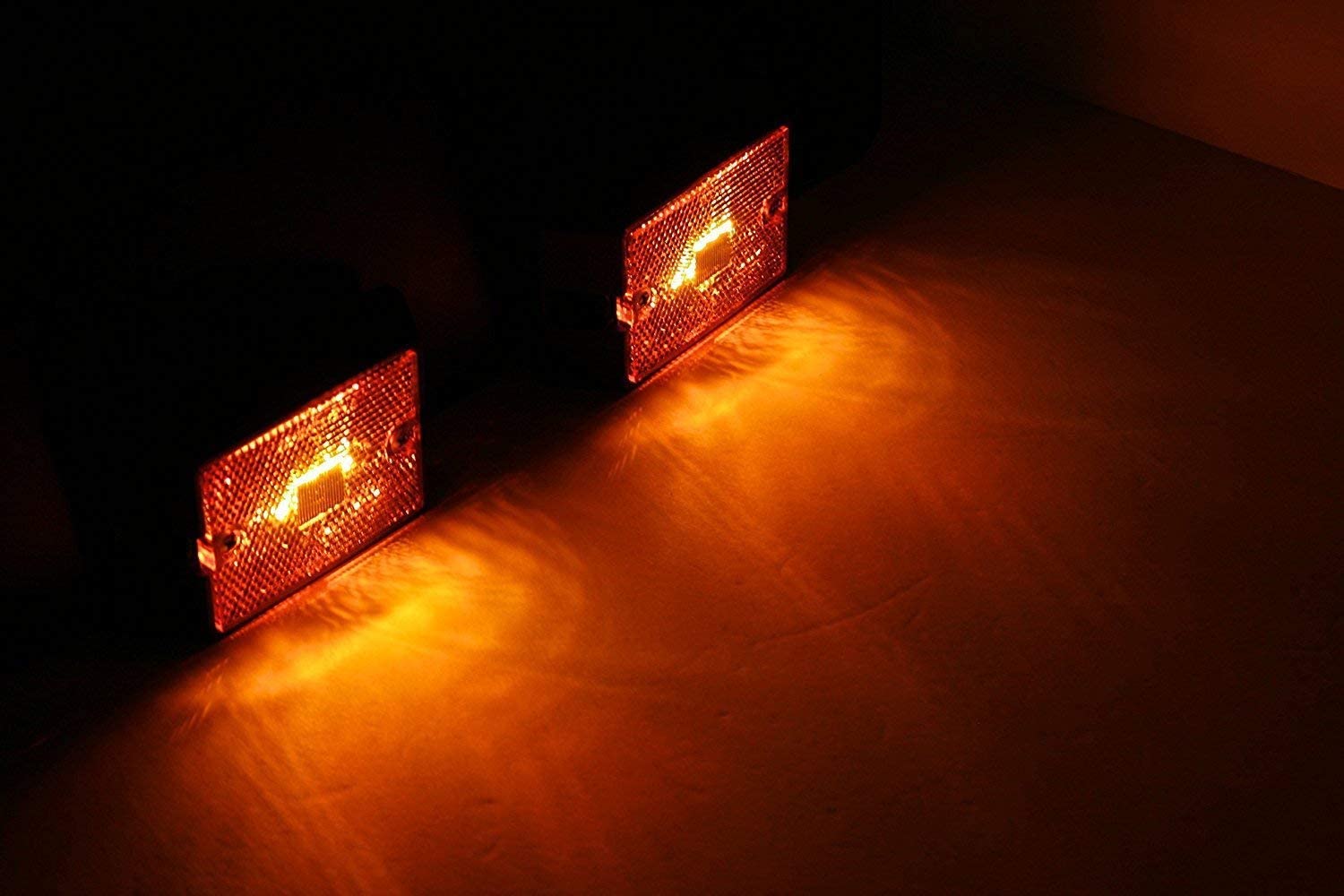 Fender Strut LED Marcador Amber Luz para reboques