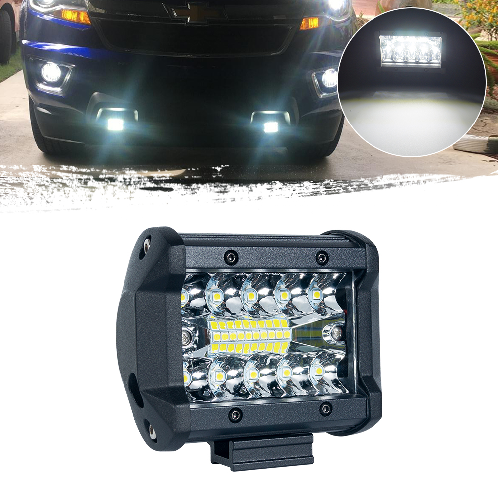 Barra de luz de trabalho de trabalho LED 60W, barra de luz de trabalho LED de 4 polegadas, caminh&atilde;o LED Lightv, barra de luz de trabalho de LED de 60w de 4 polegadas, barra de luz de led de 4 polegadas combilina de inunda&ccedil;&atilde;o