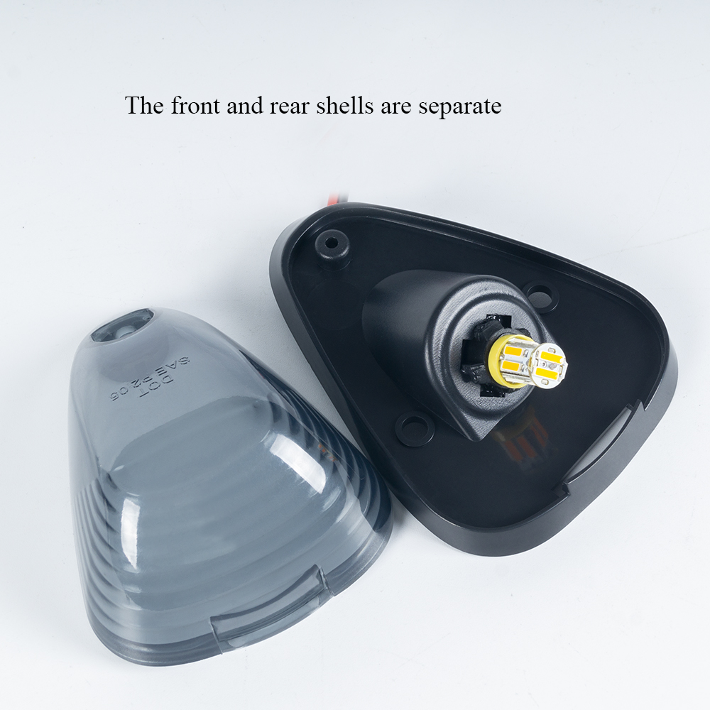 Luz do telhado da cabine LED Ford, luz &acirc;mbar do telhado de cabine LED, luzes do marcador de cabine de cabine LED, luzes de cabine de cabine super servi&ccedil;o, luzes de cabine de cabine de cabine de t&aacute;buas &acirc;mbar luzes do telhado de cabine com lente de fuma&ccedil;a preta para picapes de super servi&ccedil;o FORD SUV SUV para 1999-2016 FORD F-150 F-150 F-350 F-450 F-550-650 F-750