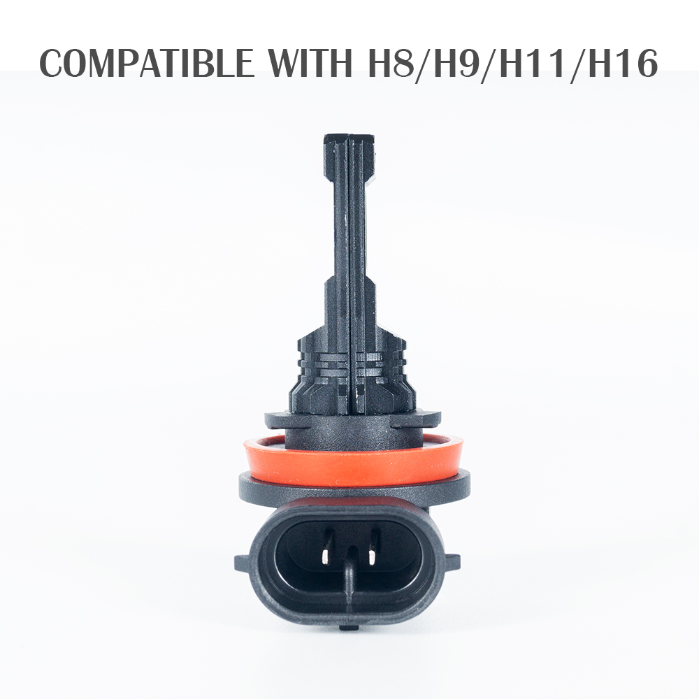 Luzes de carro LED de lâmpada de nevoeiro de cubo H11