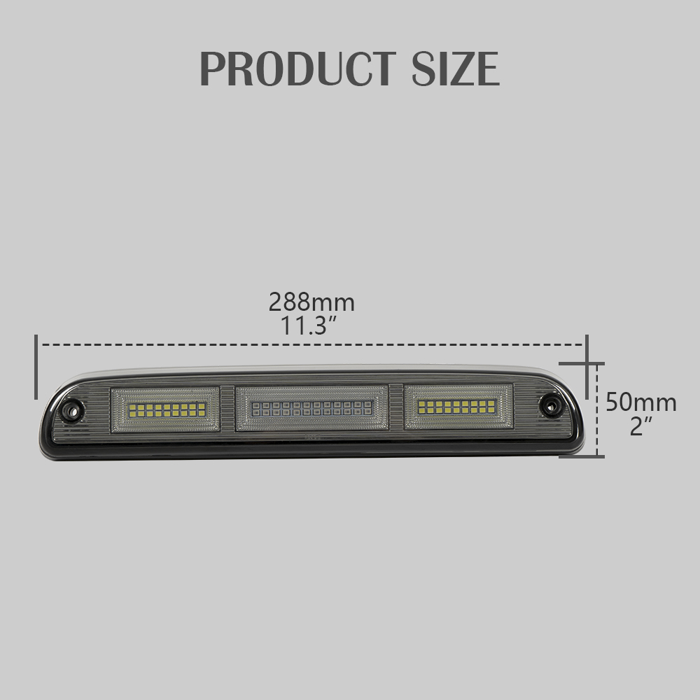 F250 Terceira luz de freio LED personalizada para caminhão