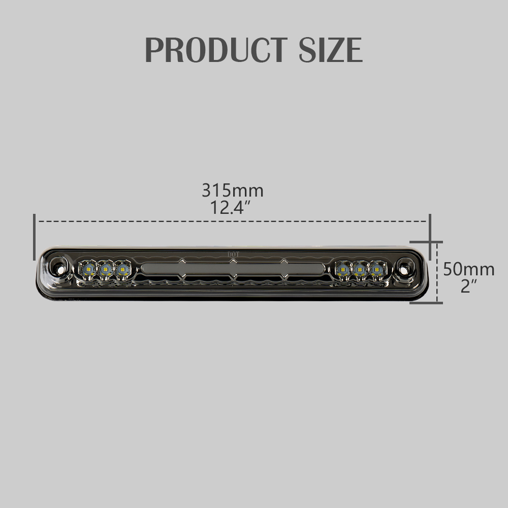 Projeto exclusivo Tail LED /carga Terceira luz de freio para 1988-1998 Silverado & GMC C /K Series