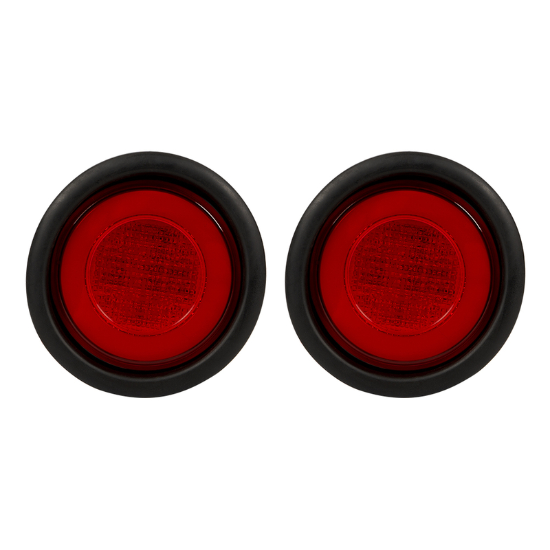 Luzes traseiras de trailer de LED redondos de 4 '' de 4 '' de polegada com plugue 