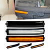 Ford sequencial switchback late lateral traseiro espelho refletor Turn Signal Light com lente defumada 