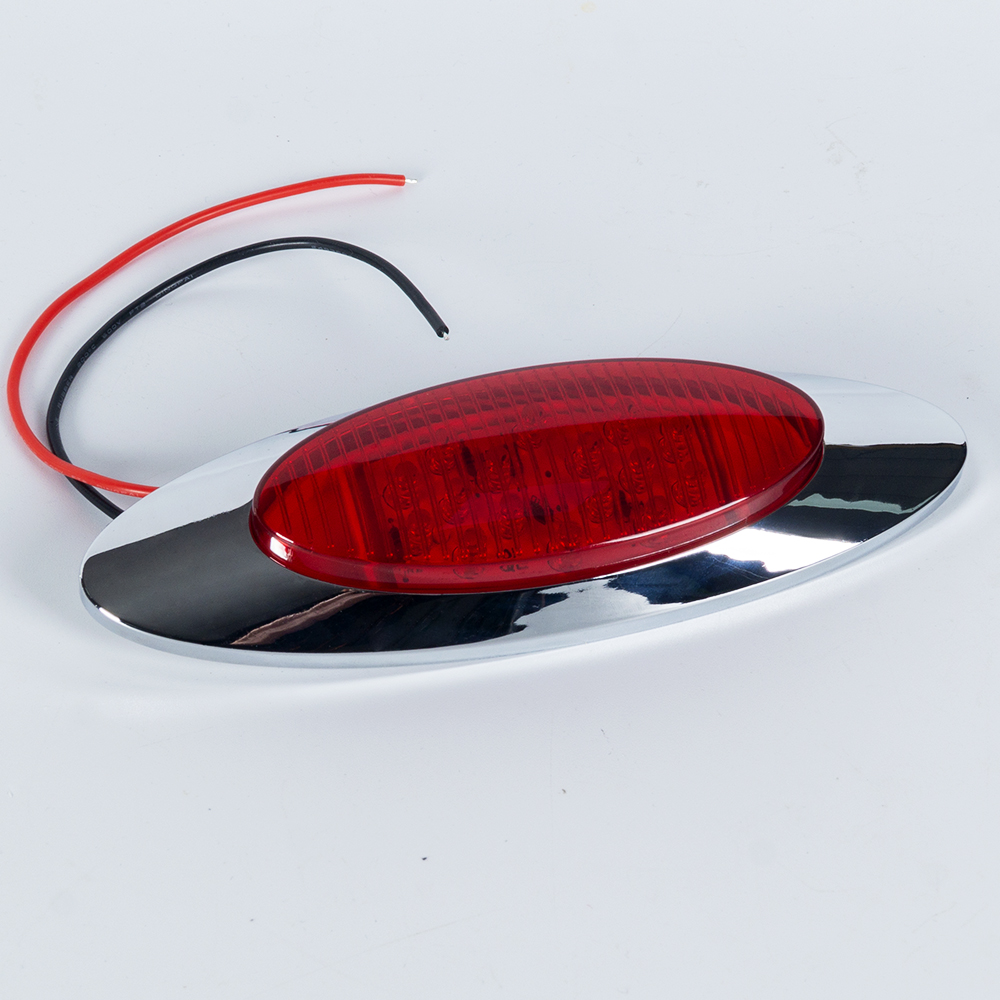 Vermelho | oval | Luzes do marcador lateral do LED |