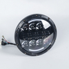 7 "farol de LED para Jeep Wrangler DRL Luzes de trabalho com alto feixe baixo