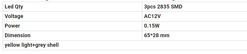 Dodge LED marker lights BD-003Y2835A-S Dodge Led Marker Lights BD-003Y2835A-S