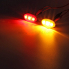 Luz indicadora lateral de LED amarelo de 2 polegadas AC12V