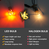 NOVAS 1157 1156 LED BULS REVISING BULS com luminescência lateral dupla
