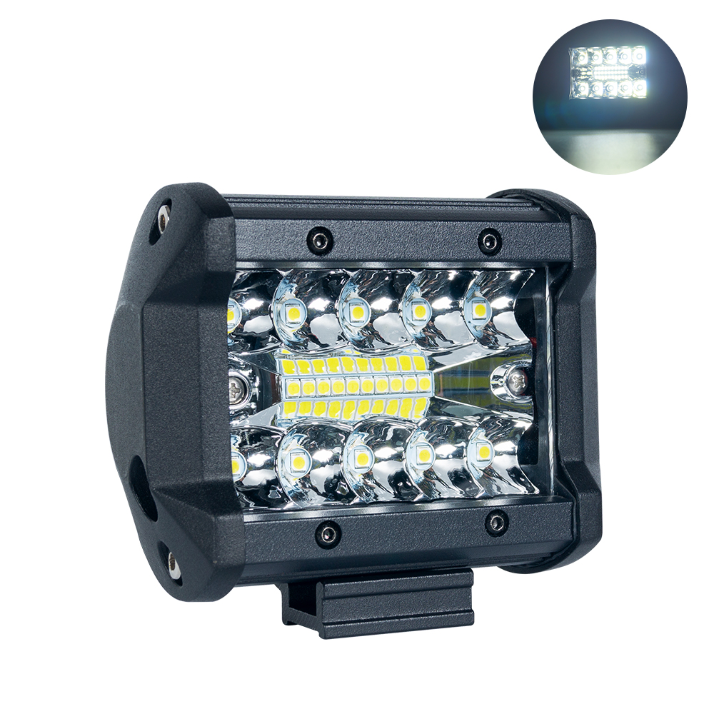 Barra de luz de trabalho de trabalho LED 60W, barra de luz de trabalho LED de 4 polegadas, caminh&atilde;o LED Lightv, barra de luz de trabalho de LED de 60w de 4 polegadas, barra de luz de led de 4 polegadas combilina de inunda&ccedil;&atilde;o