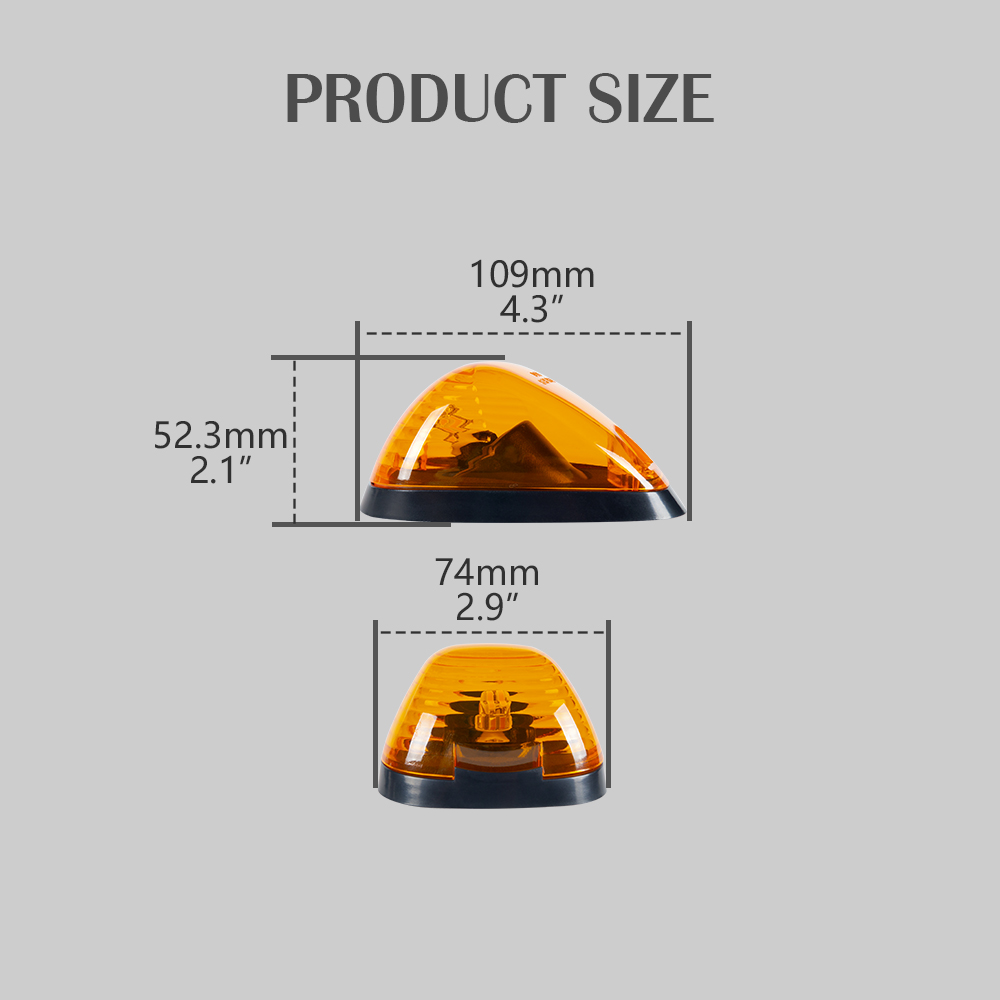 FORD T10 LENTES AMBER AMBER LENTS DE LENTAS DE TACHA DE TAC