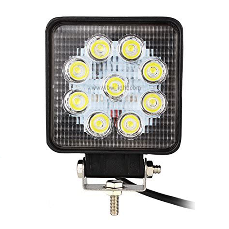 27 watts quadrados à prova d'água à prova de trabalho LED para caminhão