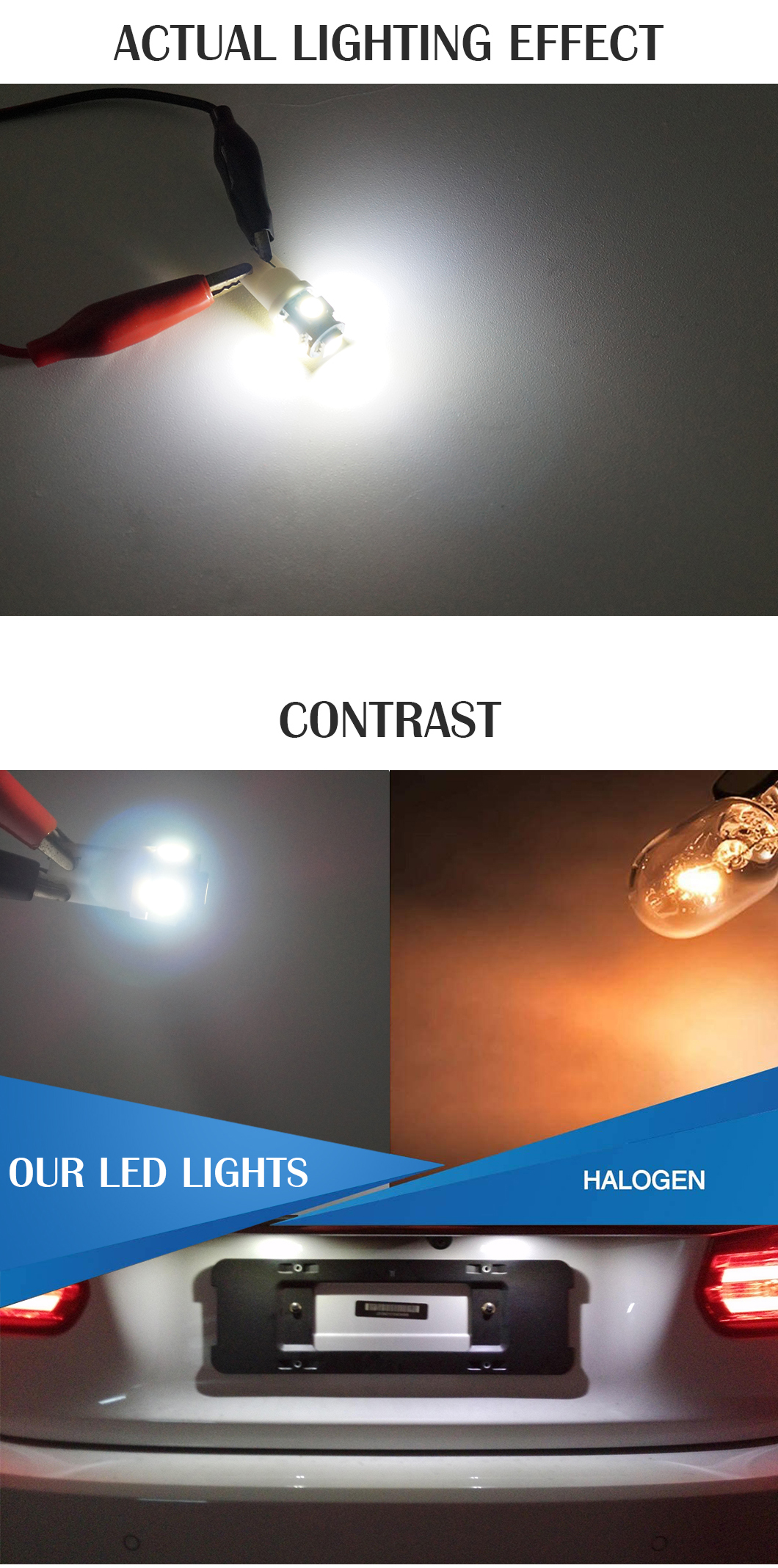  Luz de carro LED de l&acirc;mpada