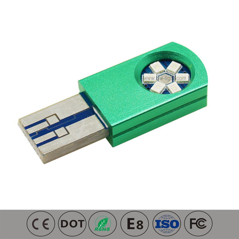 T10 cor verde CANBUS LED Indicator Car Bulbo Light 