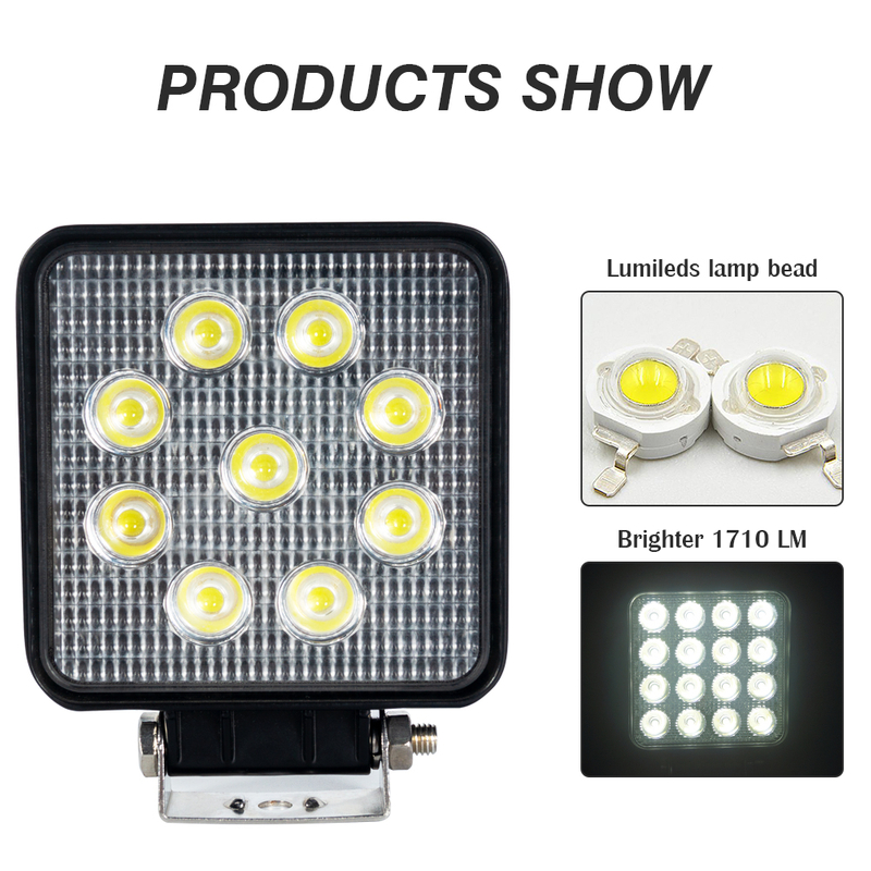 Luz de trabalho LED 48W * 2 automotiva para caminhões