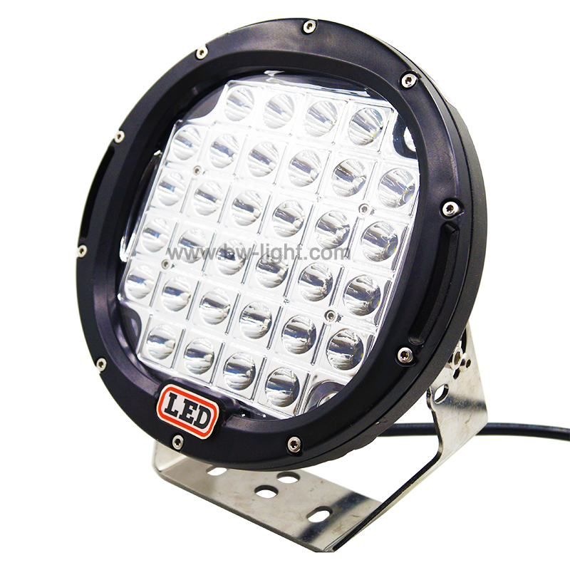 96W Round LED LED Light para caminhão