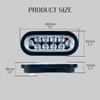 Luz traseira de LED oval âmbar de 6 polegadas 