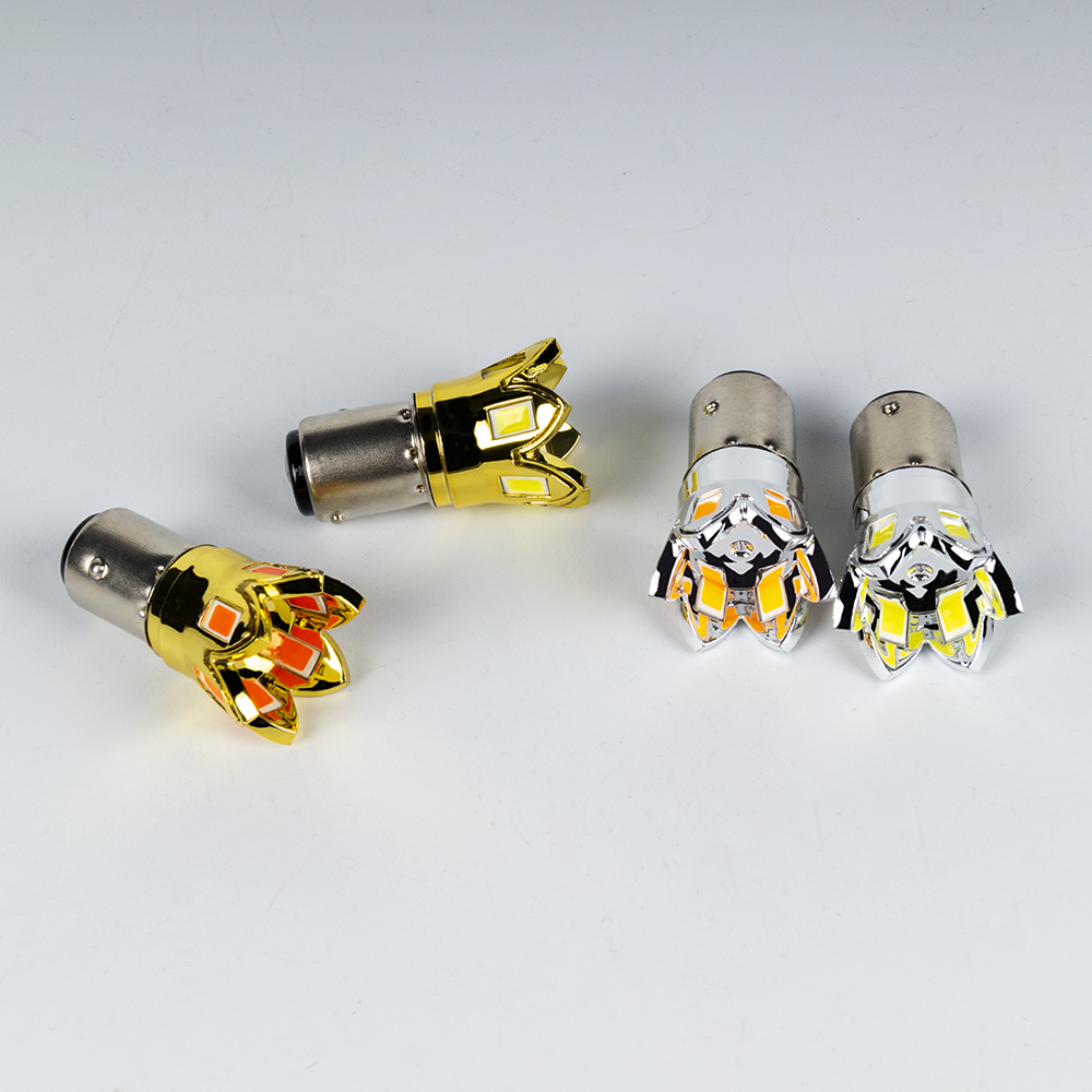 NOVAS 1157 1156 LED BULS REVISING BULS com luminescência lateral dupla