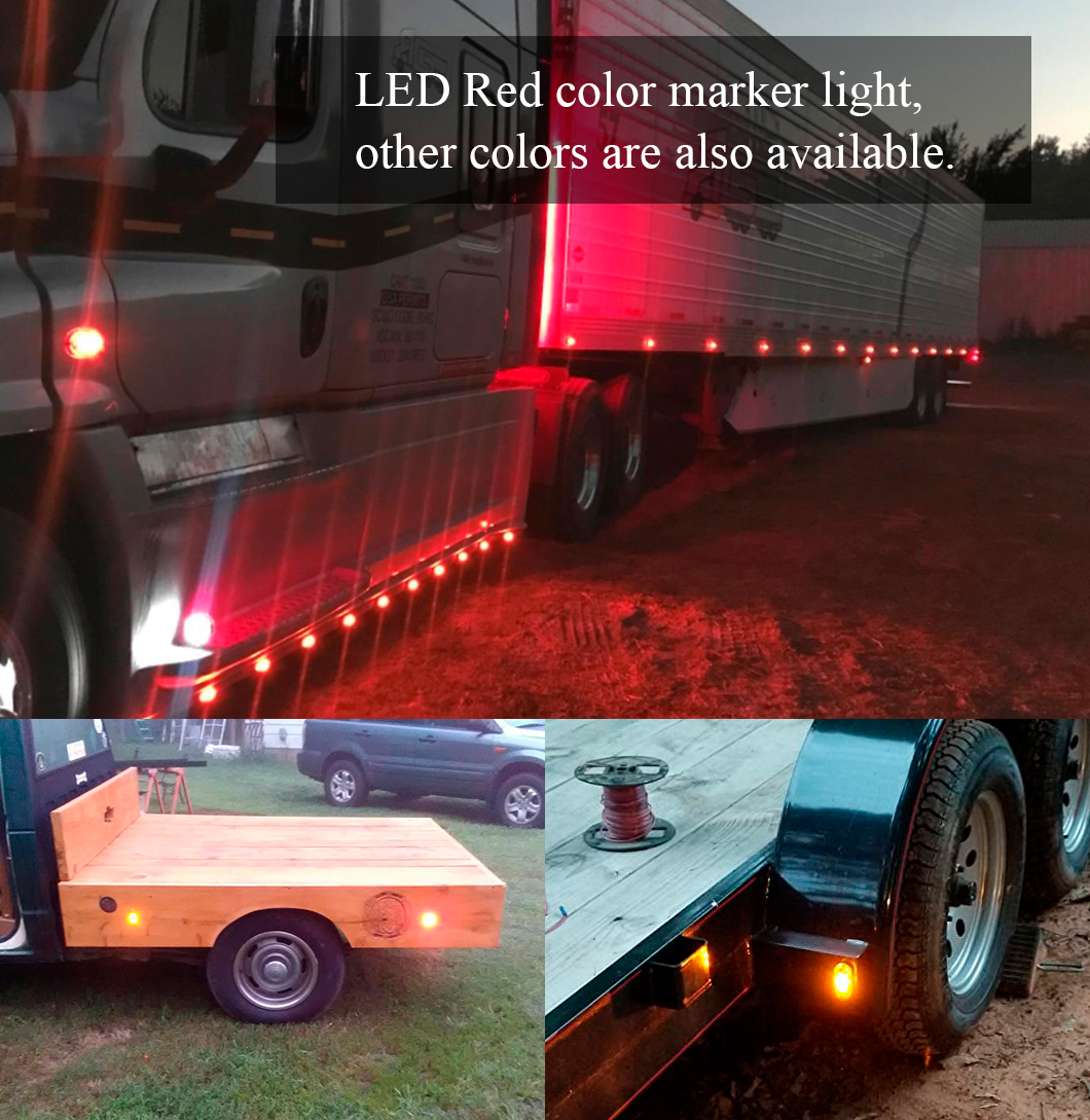 Luz do marcador de reboques LED 