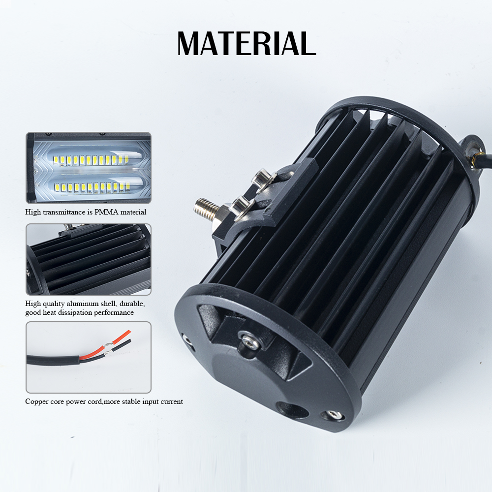 72W Ret&acirc;ngulo Spot LED LED Light Light Lights para Turck Trailer 