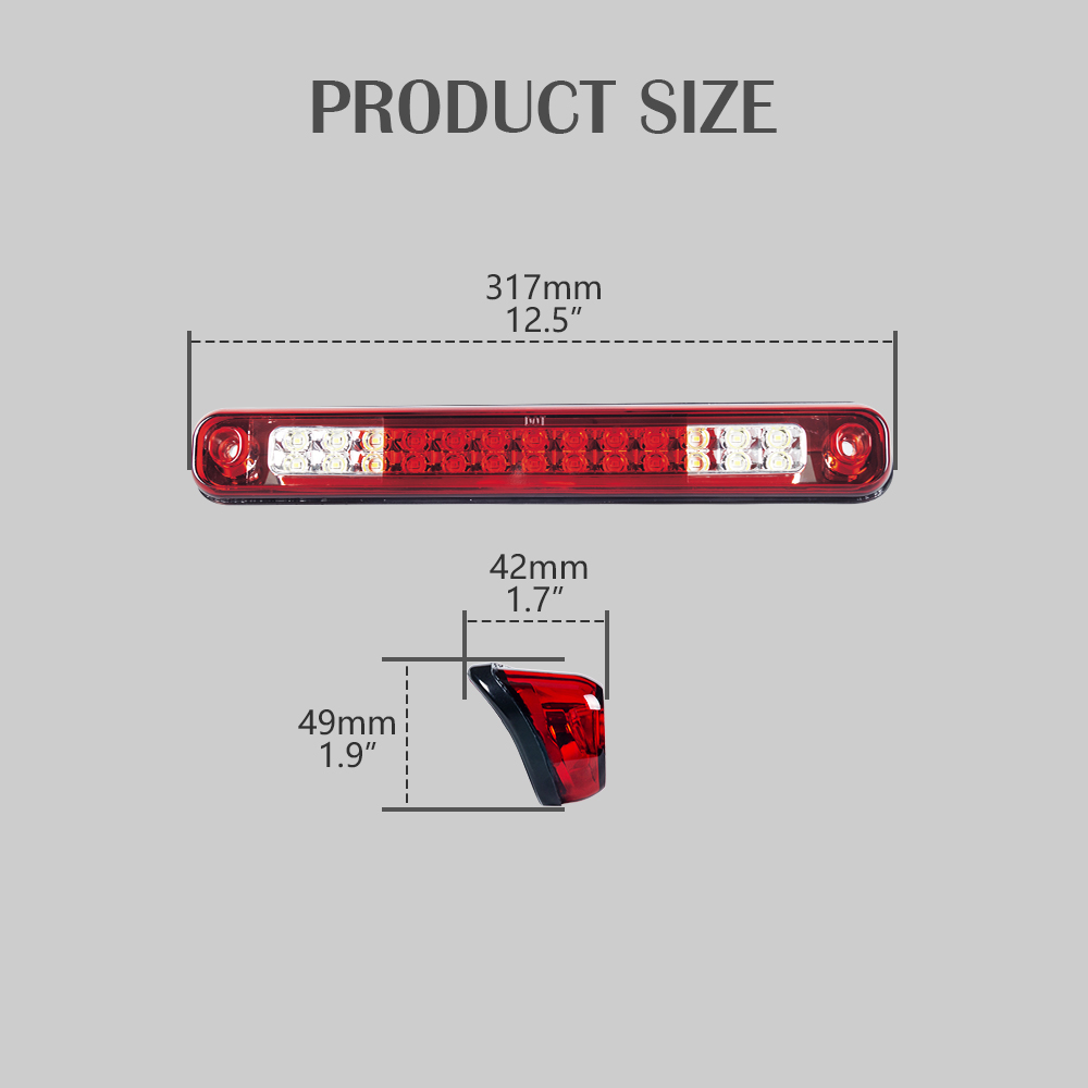 1999 Terceira luz de freio LED personalizada para Chevy Silverado