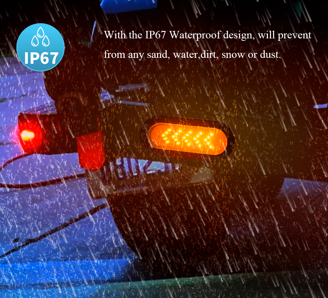 Luz traseira de 6 polegadas LED 6 