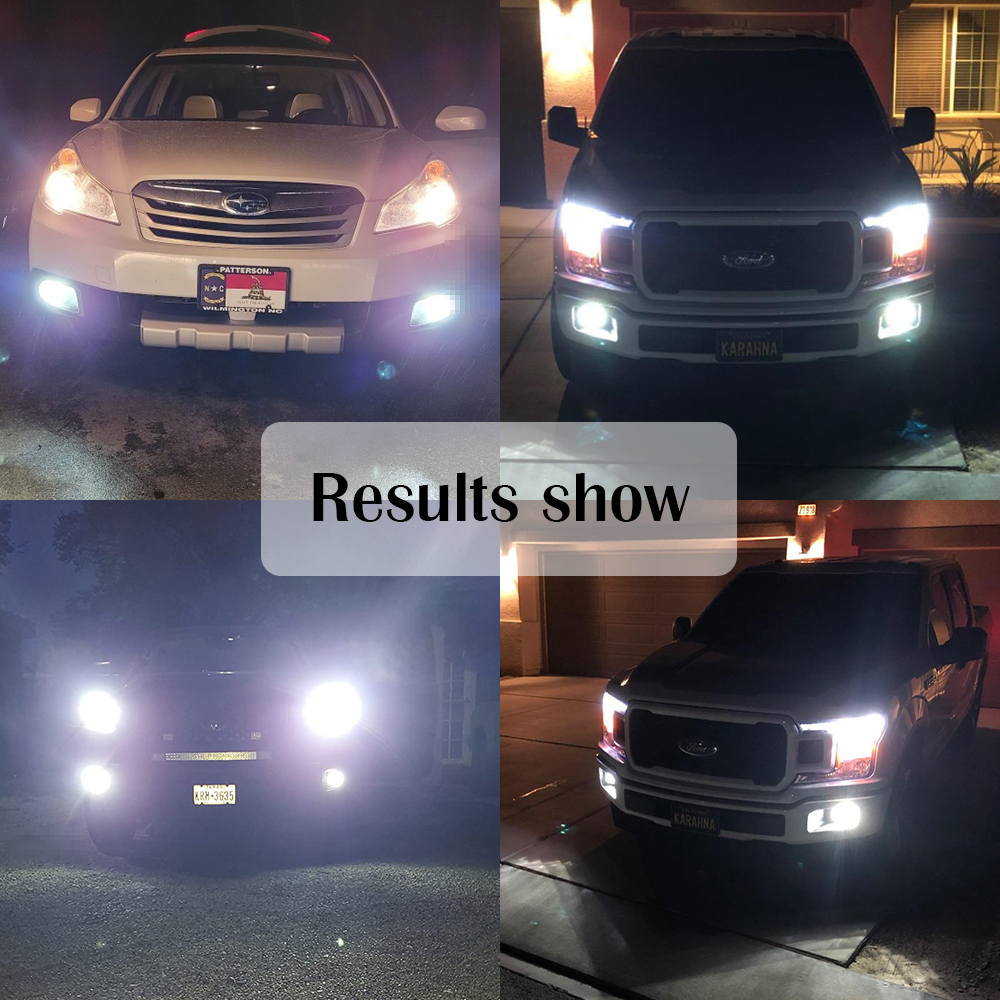 Luzes de carro LED de lâmpada de nevoeiro de cubo H11