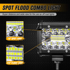 Barra de luz de trabalho LED 60 W 4 "Spot Flood Combo