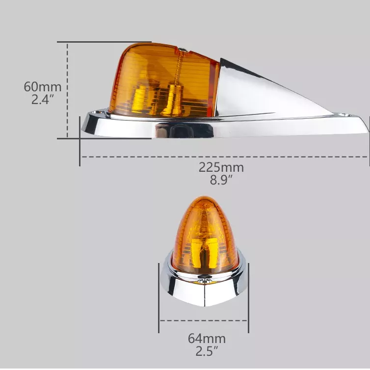 Universal Truck LED CAB TOP TEP ROUNDER LUZES