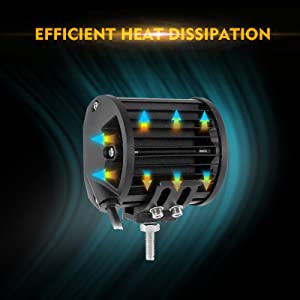 LED 4 polegadas quadradas 120W Luz de trabalho 