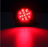 2,5 " luzes de marcador laterais redondas do diodo emissor de luz luzes redondas do caminhão de reboque