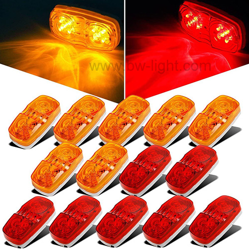 Luzes de marca&ccedil;&atilde;o laterais LED de 2 