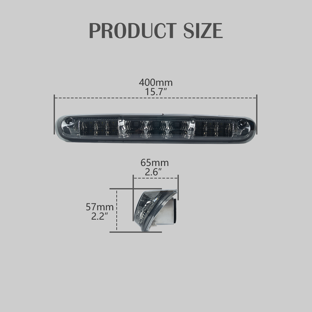 15 polegadas LED automotivo Terceira luz de freio para Silverado 