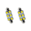 T10 36 ~ 41mm Festoon Lights LED Bulbo interior