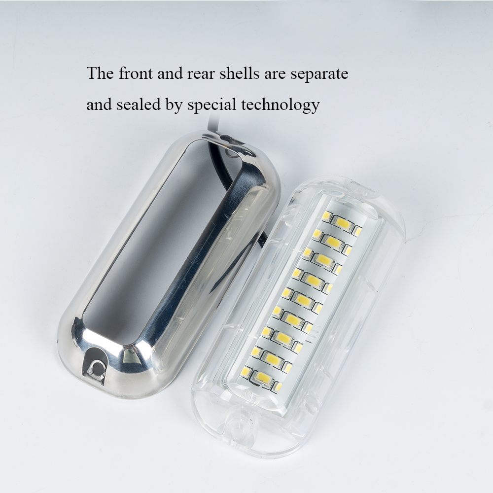 Luzes de barco sem fio operadas por bateria, luz led mar&iacute;tima &agrave; prova d'&aacute;gua para luz de conv&eacute;s, luzes internas de cortesia, luzes de barco marinho &agrave; prova d'&aacute;gua, LED de ilumina&ccedil;&atilde;o de navio